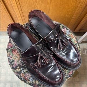Dr Marten Classic Tassel Loafers Red